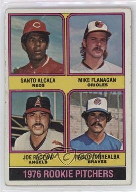 1976 Topps - [Base] #589 - 1976 Rookie Pitchers - Santo Alcala, Mike Flanagan, Joe Pactwa, Pablo Torrealba [Good to VG‑EX]