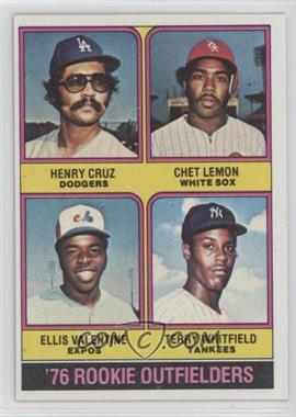 1976 Topps - [Base] #590 - '76 Rookie Outfielders - Henry Cruz, Chet Lemon, Ellis Valentine, Terry Whitfield