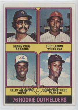 1976 Topps - [Base] #590 - '76 Rookie Outfielders - Henry Cruz, Chet Lemon, Ellis Valentine, Terry Whitfield