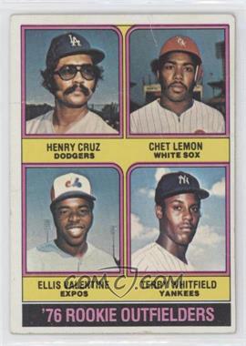 1976 Topps - [Base] #590 - '76 Rookie Outfielders - Henry Cruz, Chet Lemon, Ellis Valentine, Terry Whitfield [Good to VG‑EX]