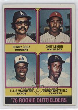 1976 Topps - [Base] #590 - '76 Rookie Outfielders - Henry Cruz, Chet Lemon, Ellis Valentine, Terry Whitfield