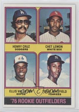 1976 Topps - [Base] #590 - '76 Rookie Outfielders - Henry Cruz, Chet Lemon, Ellis Valentine, Terry Whitfield