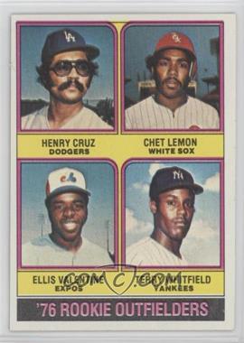 1976 Topps - [Base] #590 - '76 Rookie Outfielders - Henry Cruz, Chet Lemon, Ellis Valentine, Terry Whitfield