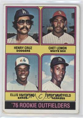 1976 Topps - [Base] #590 - '76 Rookie Outfielders - Henry Cruz, Chet Lemon, Ellis Valentine, Terry Whitfield