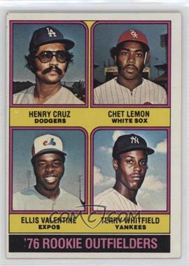 1976 Topps - [Base] #590 - '76 Rookie Outfielders - Henry Cruz, Chet Lemon, Ellis Valentine, Terry Whitfield