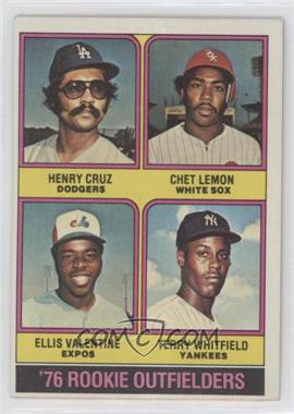 1976 Topps - [Base] #590 - '76 Rookie Outfielders - Henry Cruz, Chet Lemon, Ellis Valentine, Terry Whitfield