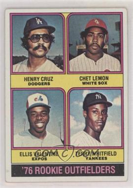 1976 Topps - [Base] #590 - '76 Rookie Outfielders - Henry Cruz, Chet Lemon, Ellis Valentine, Terry Whitfield