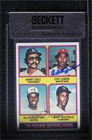 '76 Rookie Outfielders - Henry Cruz, Chet Lemon, Ellis Valentine, Terry Whitfie…