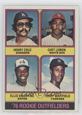 1976 Topps - [Base] #590 - '76 Rookie Outfielders - Henry Cruz, Chet Lemon, Ellis Valentine, Terry Whitfield