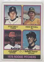 1976 Rookie Pitchers - Steve Grilli, Craig Mitchell, Jose Sosa, George Throop