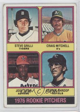 1976 Topps - [Base] #591 - 1976 Rookie Pitchers - Steve Grilli, Craig Mitchell, Jose Sosa, George Throop [Good to VG‑EX]
