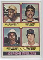 1976 Rookie Infielders - Willie Randolph, Dave McKay, Jerry Royster, Roy Staiger