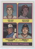 1976 Rookie Pitchers - Don Aase, Jack Kucek, Frank LaCorte, Mike Pazik