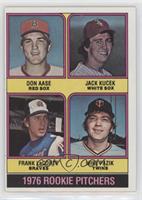 1976 Rookie Pitchers - Don Aase, Jack Kucek, Frank LaCorte, Mike Pazik