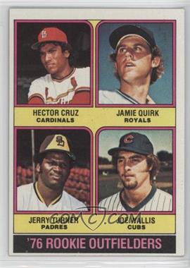1976 Topps - [Base] #598 - '76 Rookie Outfielders - Hector Cruz, Jamie Quirk, Jerry Turner, Joe Wallis