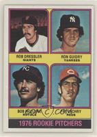 1976 Rookie Pitchers - Rob Dressler, Ron Guidry, Bob McClure, Pat Zachry