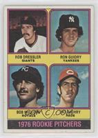 1976 Rookie Pitchers - Rob Dressler, Ron Guidry, Bob McClure, Pat Zachry [EX&nb…