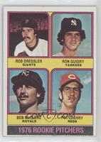 1976 Rookie Pitchers - Rob Dressler, Ron Guidry, Bob McClure, Pat Zachry