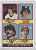 1976 Rookie Pitchers - Rob Dressler, Ron Guidry, Bob McClure, Pat Zachry