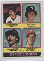 1976 Rookie Pitchers - Rob Dressler, Ron Guidry, Bob McClure, Pat Zachry [Good&…