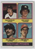 1976 Rookie Pitchers - Rob Dressler, Ron Guidry, Bob McClure, Pat Zachry