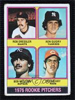 1976 Rookie Pitchers - Rob Dressler, Ron Guidry, Bob McClure, Pat Zachry [Good&…