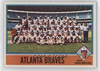 Team Checklist - Atlanta Braves, Dave Bristol [Good to VG‑EX]