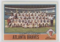 Team Checklist - Atlanta Braves, Dave Bristol [Good to VG‑EX]