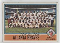 Team Checklist - Atlanta Braves, Dave Bristol [COMC RCR Poor]