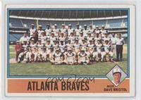 Team Checklist - Atlanta Braves, Dave Bristol [Good to VG‑EX]