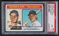 Father & Son - Gus Bell, Buddy Bell [PSA 8 NM‑MT]