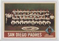 Team Checklist - San Diego Padres, John McNamara