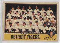 Team Checklist - Detroit Tigers Team, Ralph Houk [Poor to Fair]