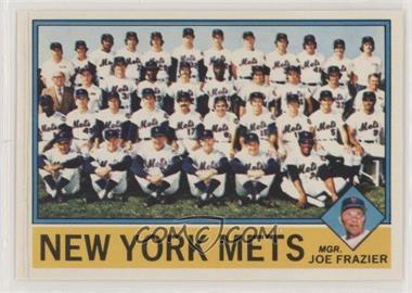 1976 Topps Team Checklists Sheet - Cut Singles #531 - Team Checklist - New York Mets, Joe Frazier