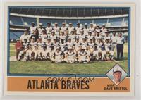 Team Checklist - Atlanta Braves, Dave Bristol