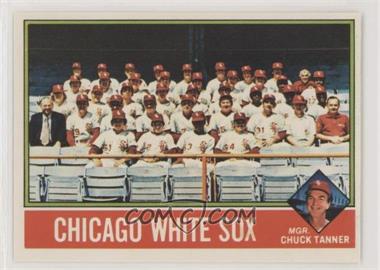 1976 Topps Team Checklists Sheet - Cut Singles #656 - Team Checklist - Chicago White Sox, Chuck Tanner