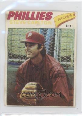 1977-78 Venezuelan Baseball Stickers - [Base] #151 - Steve Carlton