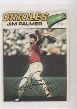 1977-78 Venezuelan Baseball Stickers - [Base] #160 - Jim Palmer [Poor to Fair]