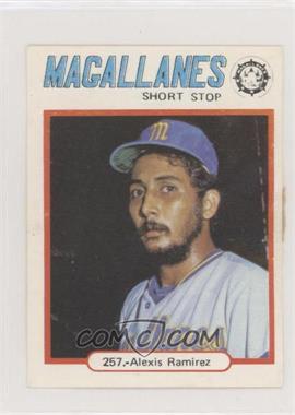 1977-78 Venezuelan Baseball Stickers - [Base] #257 - Alexis Ramirez [Poor to Fair]