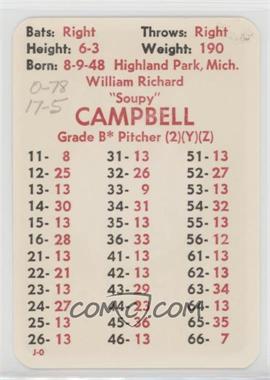 1977 APBA Baseball 1976 Season - [Base] #_BICA.1 - Bill Campbell [Poor to Fair]