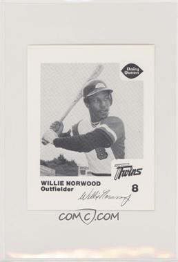 1977 Dairy Queen Tacoma Twins - [Base] #8 - Willie Norwood