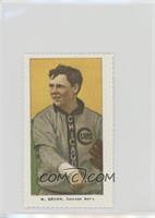 Mordecai Brown (T206 Pitching Sweet Caporal Back)