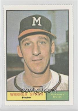 1977 Dover Classic Baseball Cards Reprints - [Base] #_WASP.2 - Warren Spahn (1961 Topps)