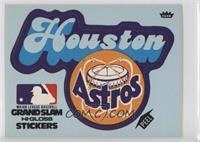 Houston Astros Logo (Blue Background)