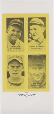 1977 Jim Rowe Exhibits 4-in-1 Reprints - [Base] #FARR - Jimmie Foxx, Grover Alexander, Robin Roberts, Eppa Rixey