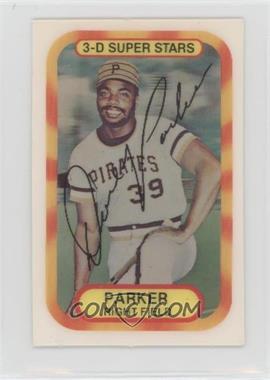 1977 Kellogg's 3-D Super Stars - [Base] #19 - Dave Parker