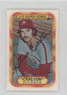 1977 Kellogg's 3-D Super Stars - [Base] #57 - Steve Carlton