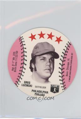 1977 MSA Discs - [Base] - Detroit Caesars Slo-Pitch #_GRLU - Greg Luzinski