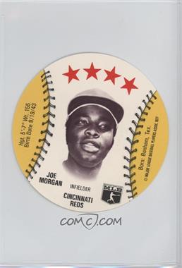 1977 MSA Discs - [Base] - Detroit Caesars Slo-Pitch #_JOMO.1 - Joe Morgan