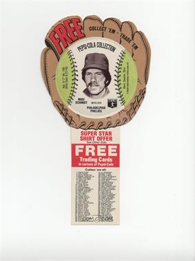 1977 MSA Discs - [Base] - Pepsi-Cola #70.4 - Mike Schmidt (Green) [Good to VG‑EX]